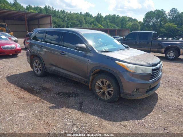  Salvage Toyota Highlander