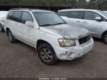  Salvage Toyota Highlander