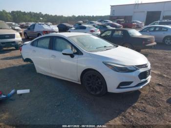  Salvage Chevrolet Cruze