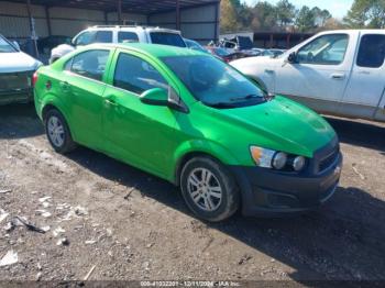  Salvage Chevrolet Sonic