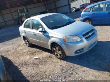  Salvage Chevrolet Aveo