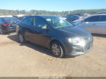  Salvage Chevrolet Sonic