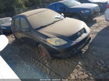  Salvage Toyota Matrix