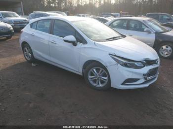  Salvage Chevrolet Cruze