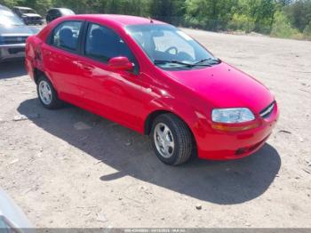  Salvage Chevrolet Aveo