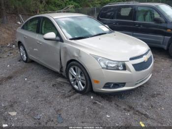  Salvage Chevrolet Cruze