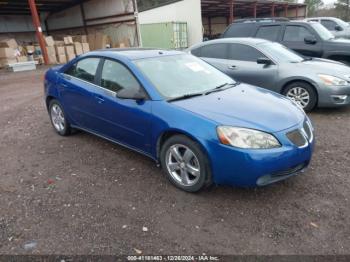  Salvage Pontiac G6
