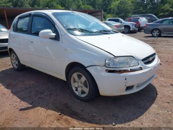  Salvage Chevrolet Aveo