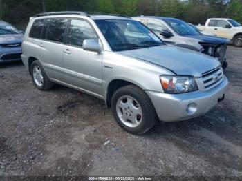  Salvage Toyota Highlander