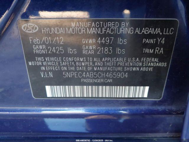 Hyundai SONATA Limited 2.0t Image 11