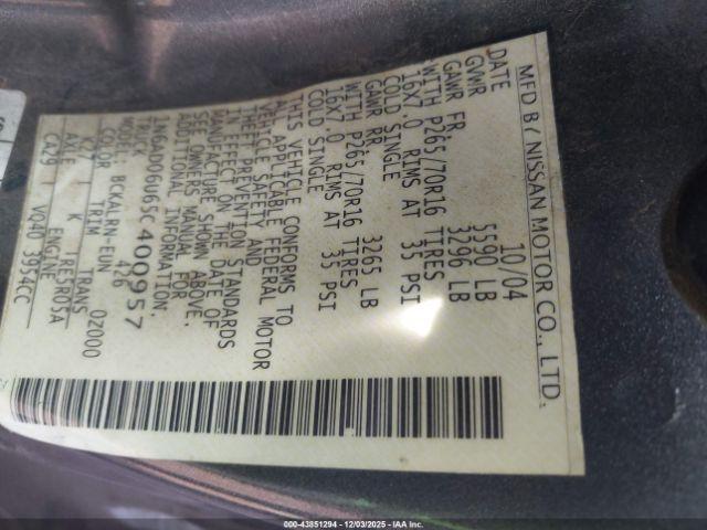 Nissan Frontier Se Image 4