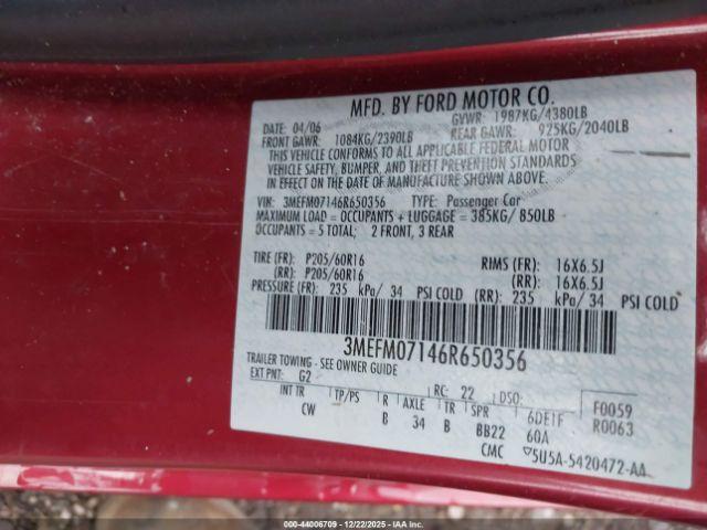 Mercury Milan V6 Image 7