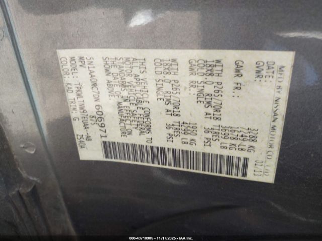 Nissan Armada Sv Image 12