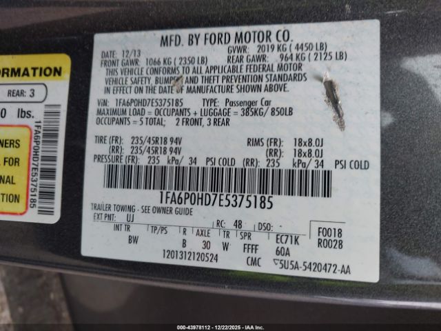 Ford Fusion Se Image 6