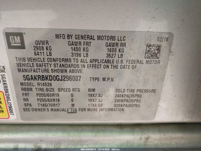 Buick Enclave Leather Image 9