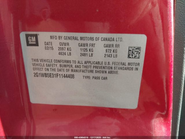 Chevrolet Impala Lt Image 10