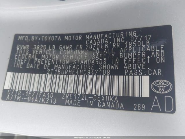 Toyota Corolla L Image 4